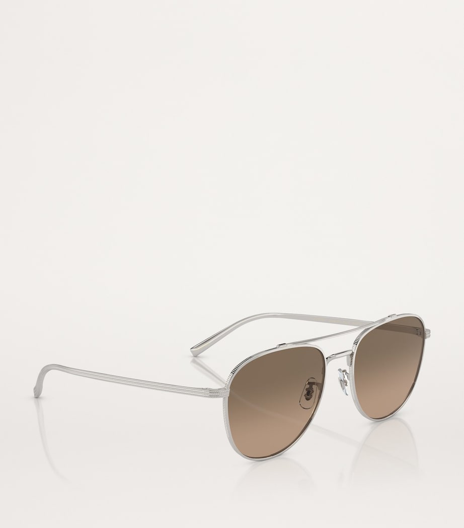Oliver Peoples Silver Titanium Rivetti OV1335ST Sunglasses