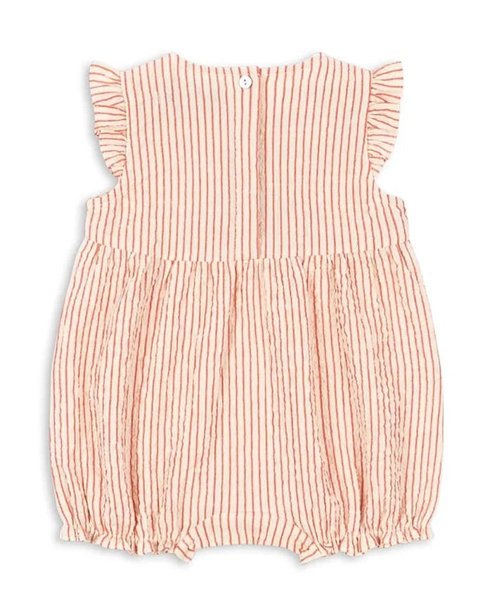 Konges Sløjd pamuklu bebek tulumu ELLIE FRILL ROMPER GOTS