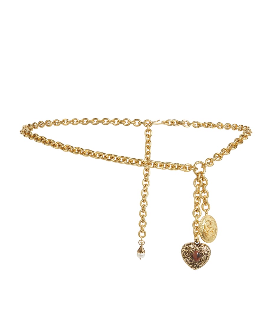 Gold Heart Chain Belt