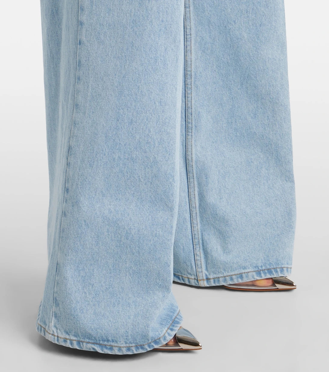 Nina Ricci - High-rise wide-leg jeans