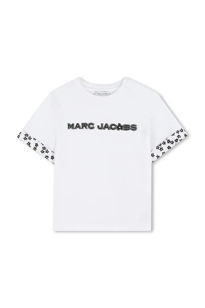 Детска памучна тениска Marc Jacobs