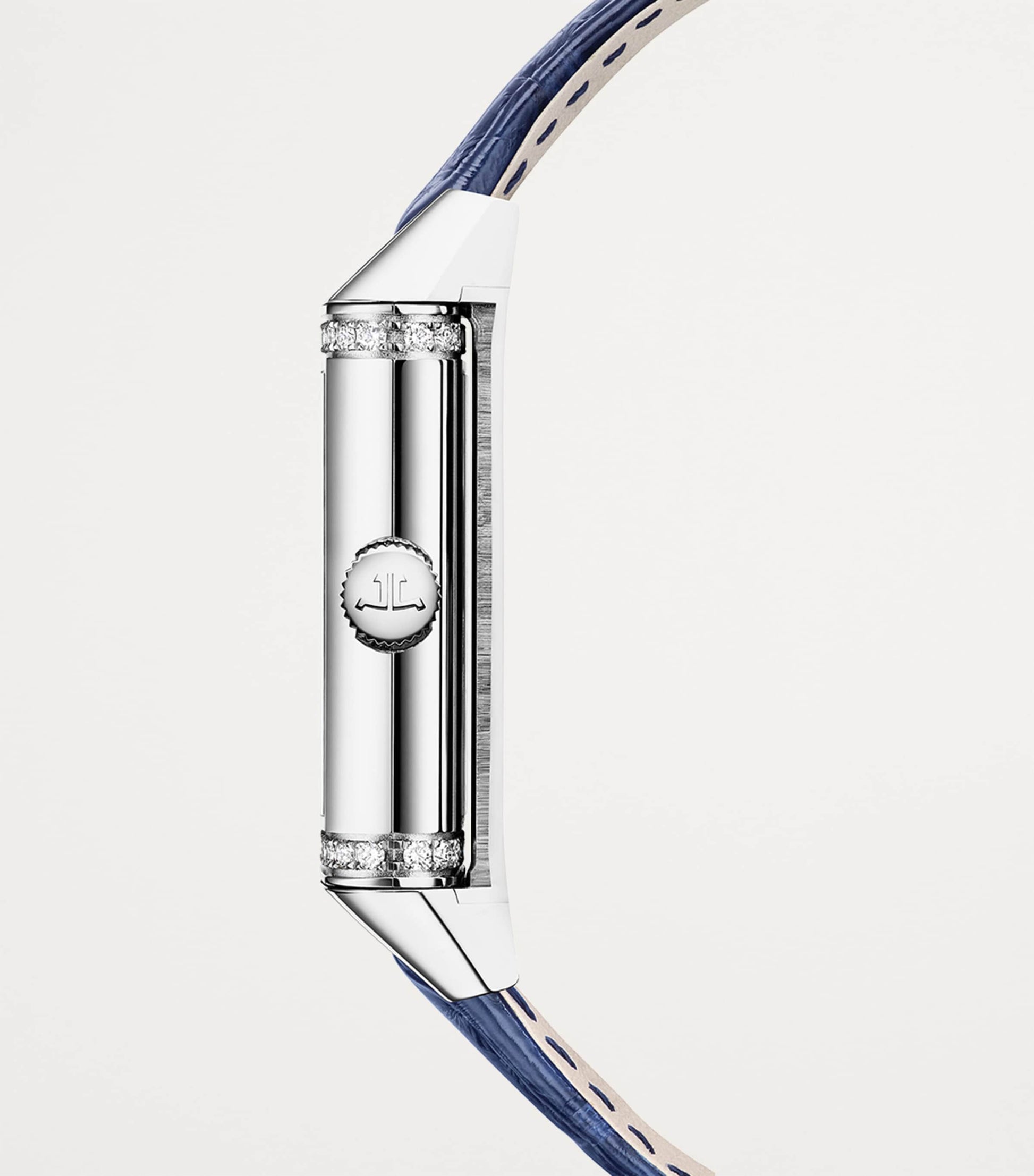 Stainless Steel and Diamond Reverso One Duetto Watch 20mm