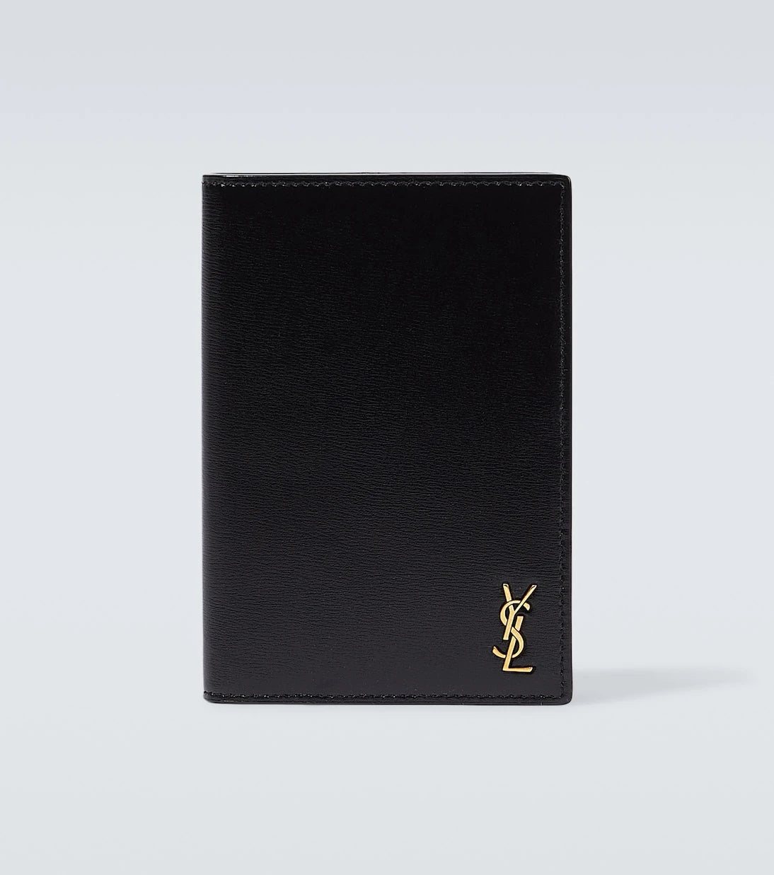 Saint Laurent - Tiny Cassandre leather passport holder