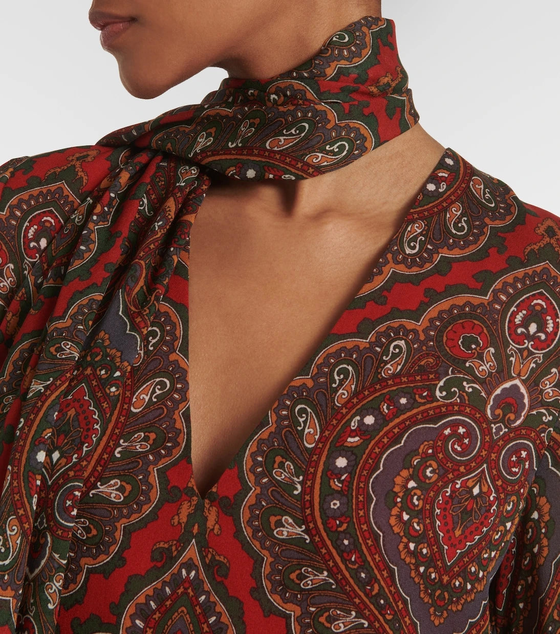 Valentino - Voyage Imaginaire silk georgette gown
