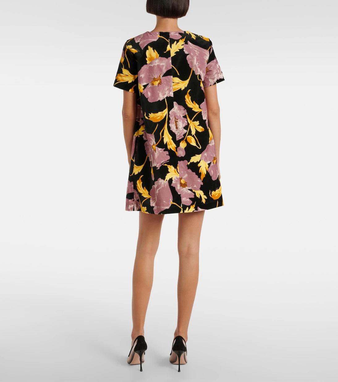 La DoubleJ - Mini Swing floral cotton minidress