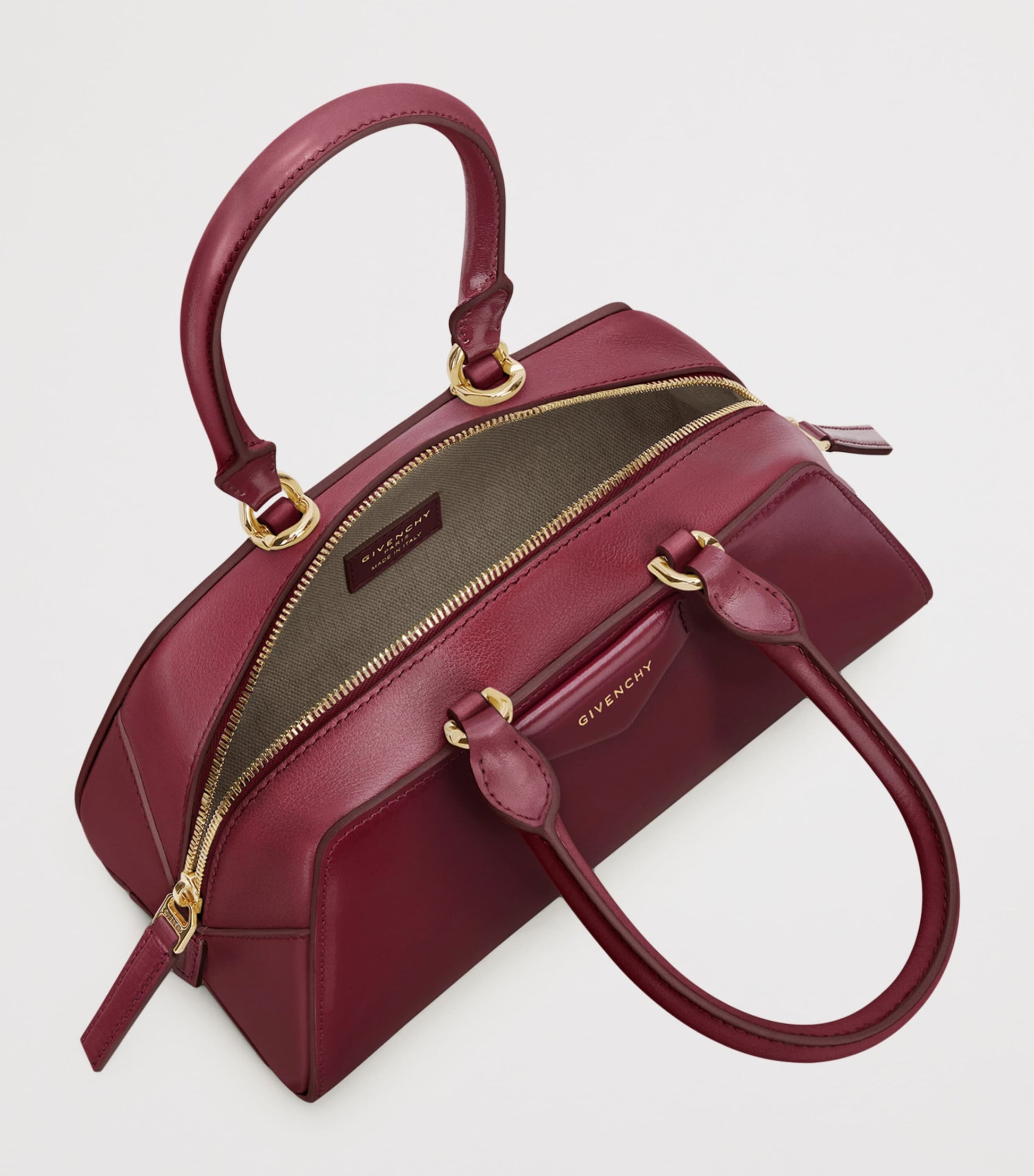 Givenchy Mini Leather Antigona Cube East-West Top-Handle Bag