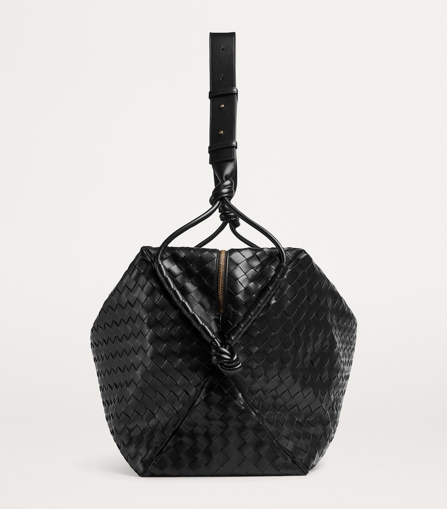 Large Leather Loop Weekender Bag