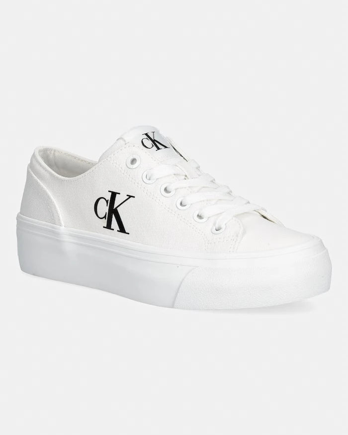 Calvin Klein VULC FLATFORM LOW CANVAS MG düşük kadın sneaker