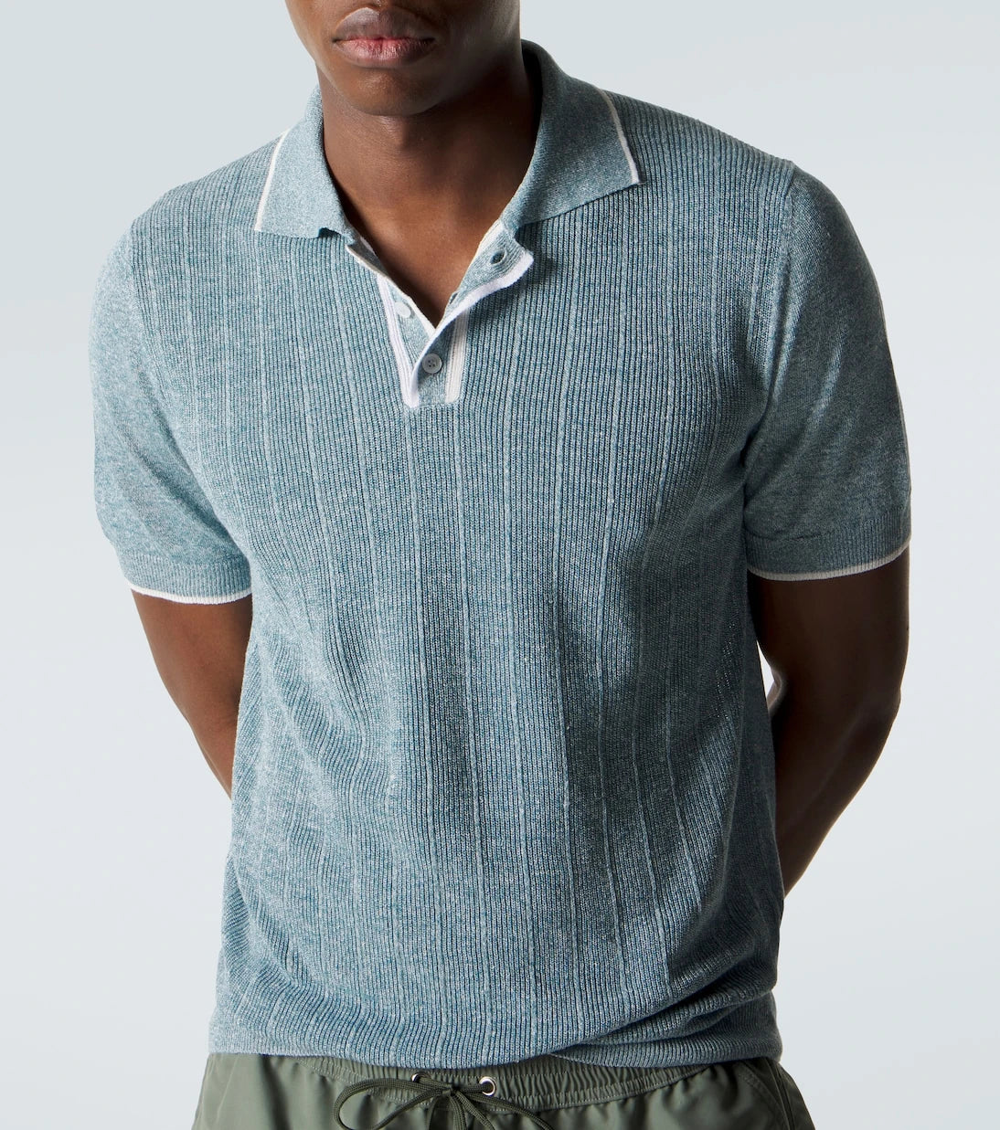 Fedeli - Dodo linen and cotton polo shirt
