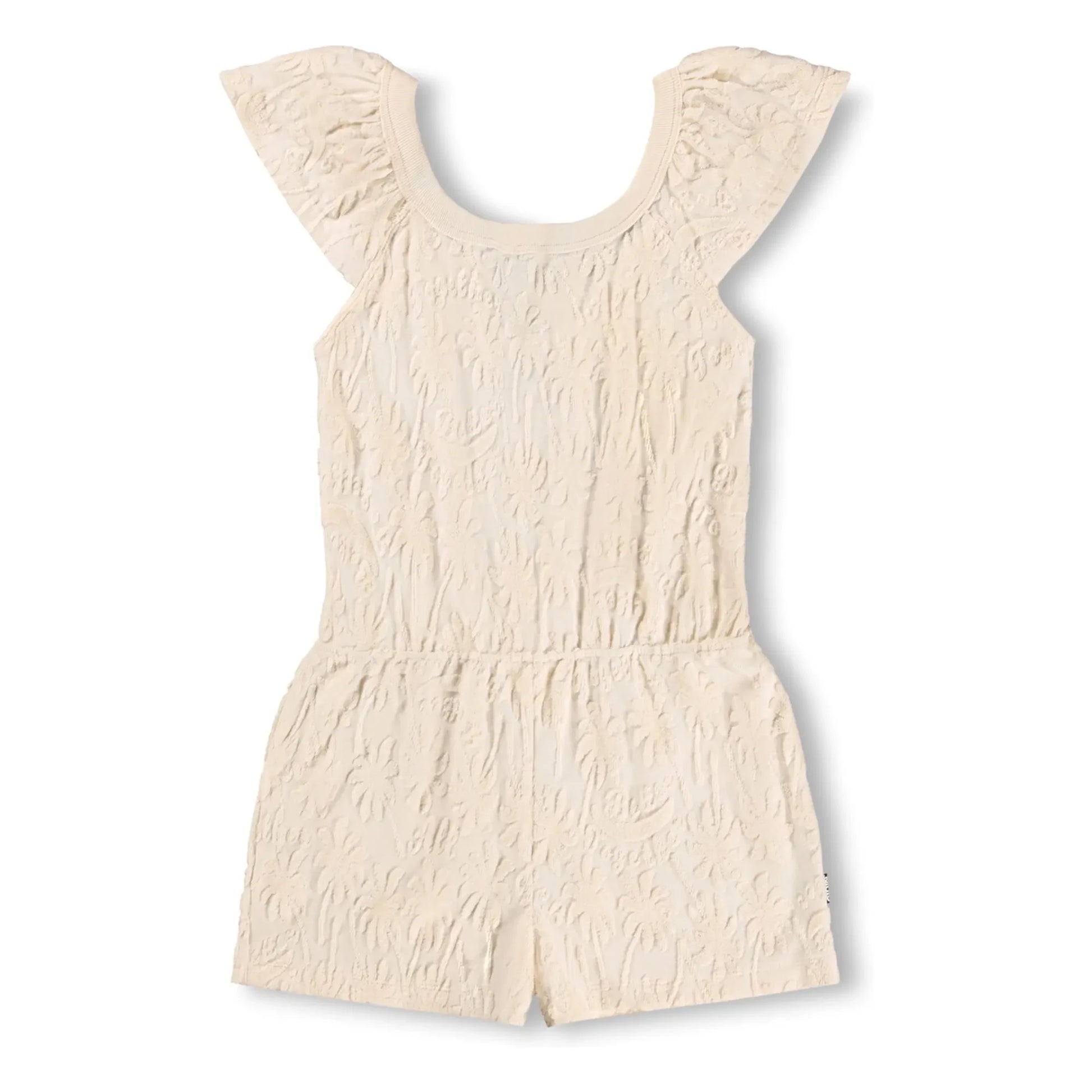 Molo - Eponge Avery Palm Playsuit | Ecru