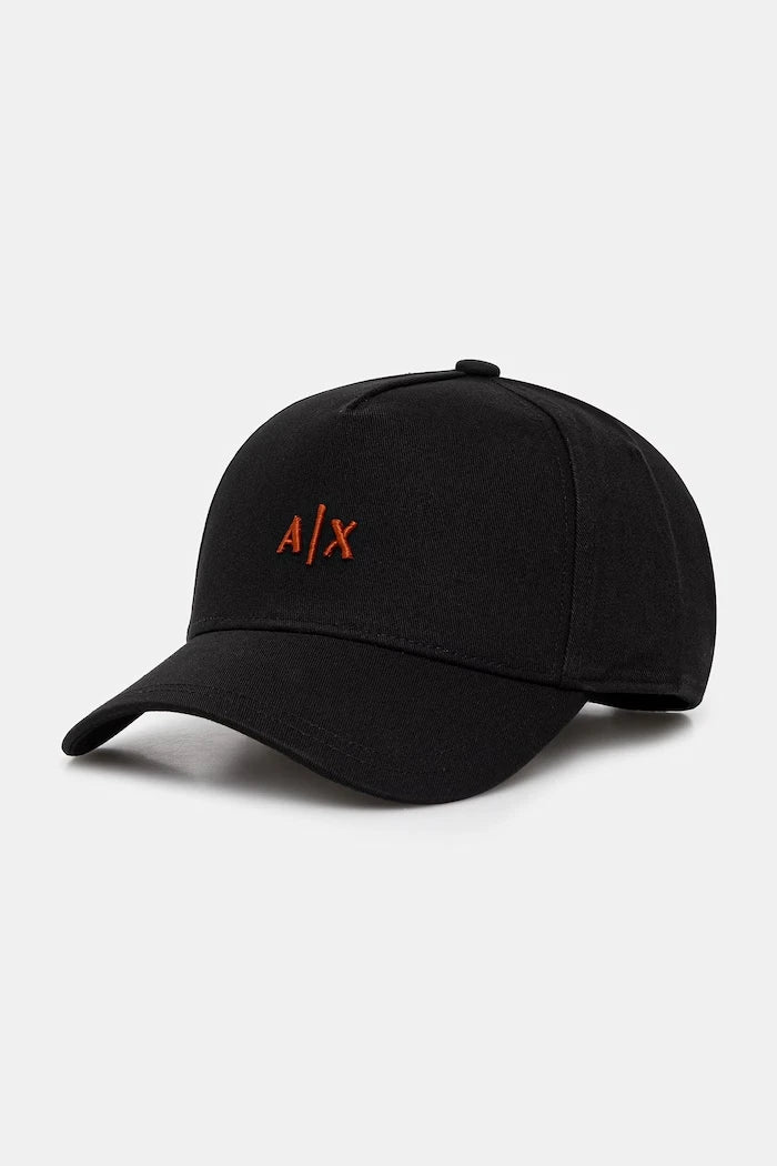 Armani Exchange шапка с козирка мъжка от памук