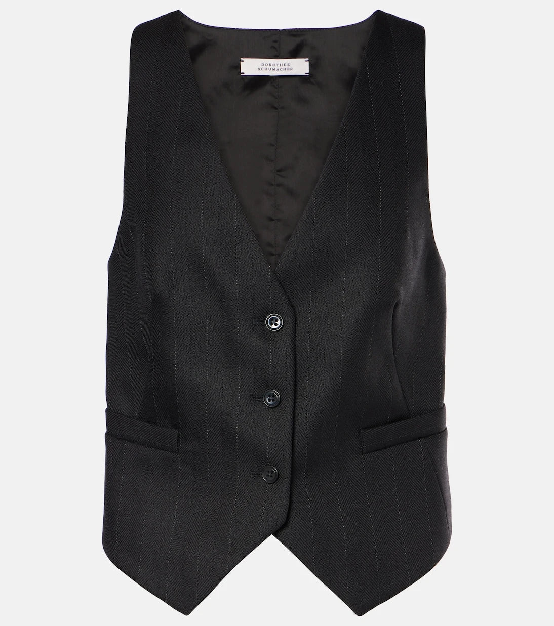 Dorothee Schumacher - Modern Sophistication pinstripe wool vest