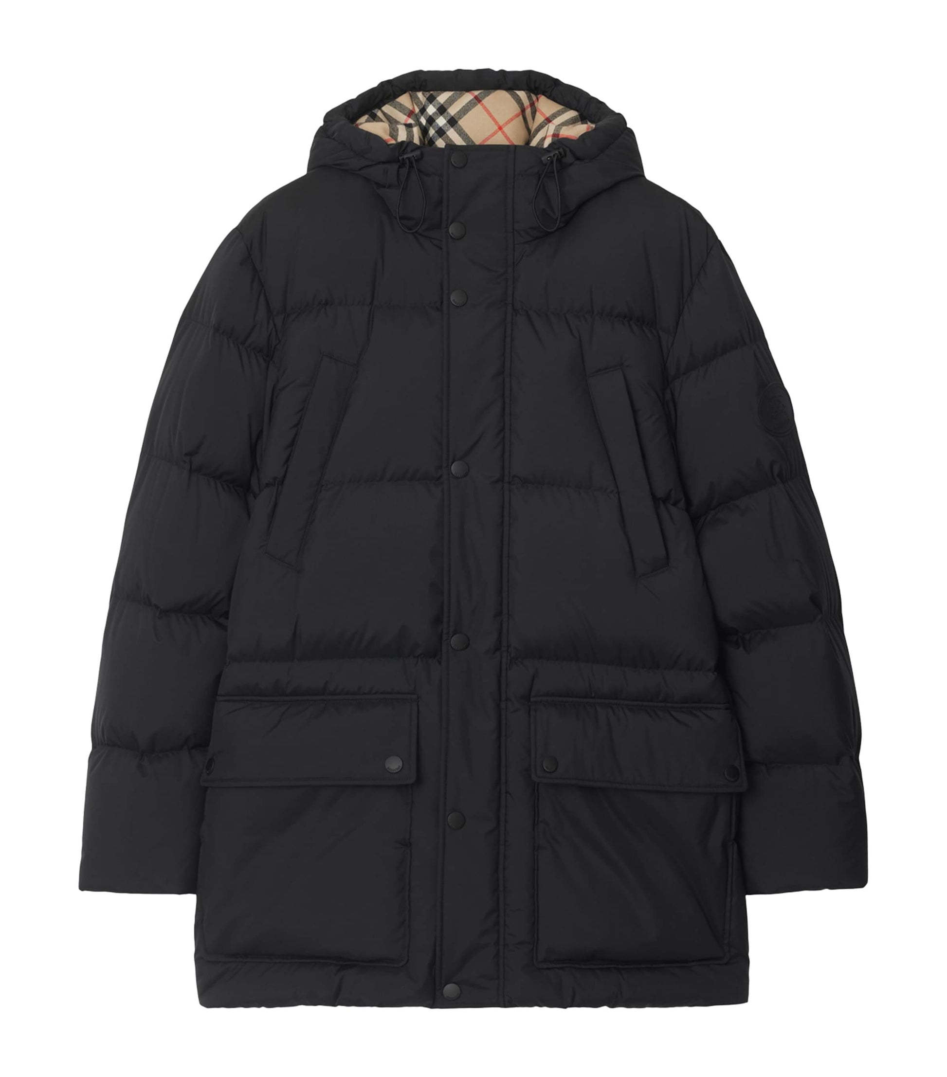 Burberry Black Hooded Down Puffer Jacket