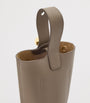 LOEWE Brown Mini Leather Pebble Bucket Bag
