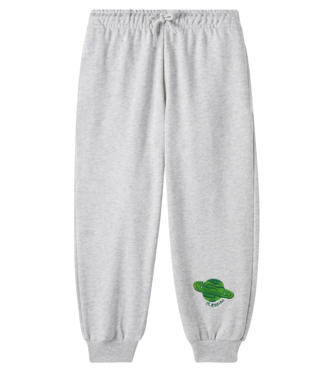 Mini Rodini - Embroidered cotton jersey sweatpants