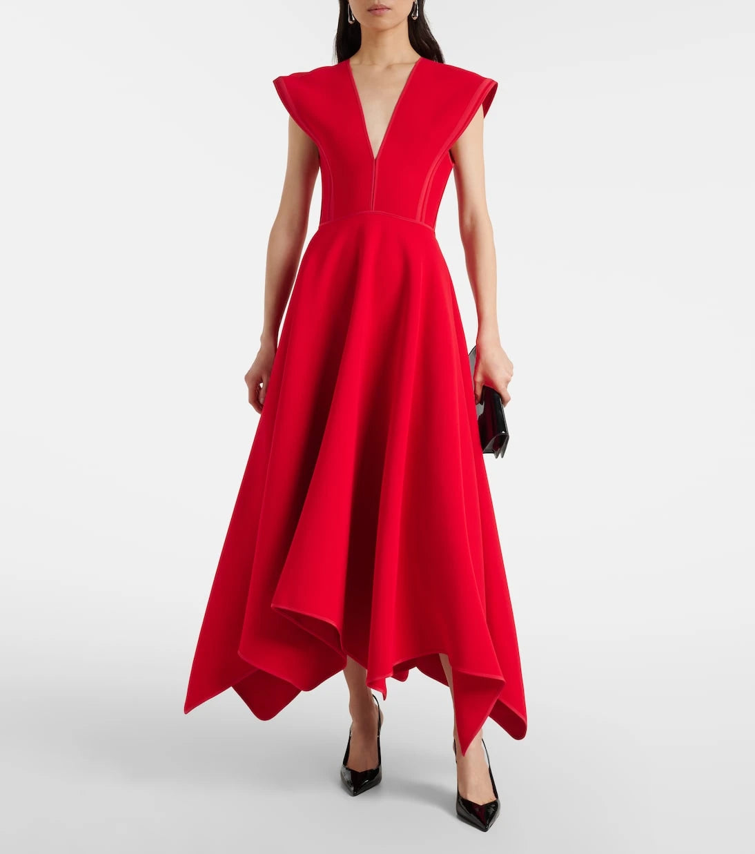Maticevski - Empath draped midi dress