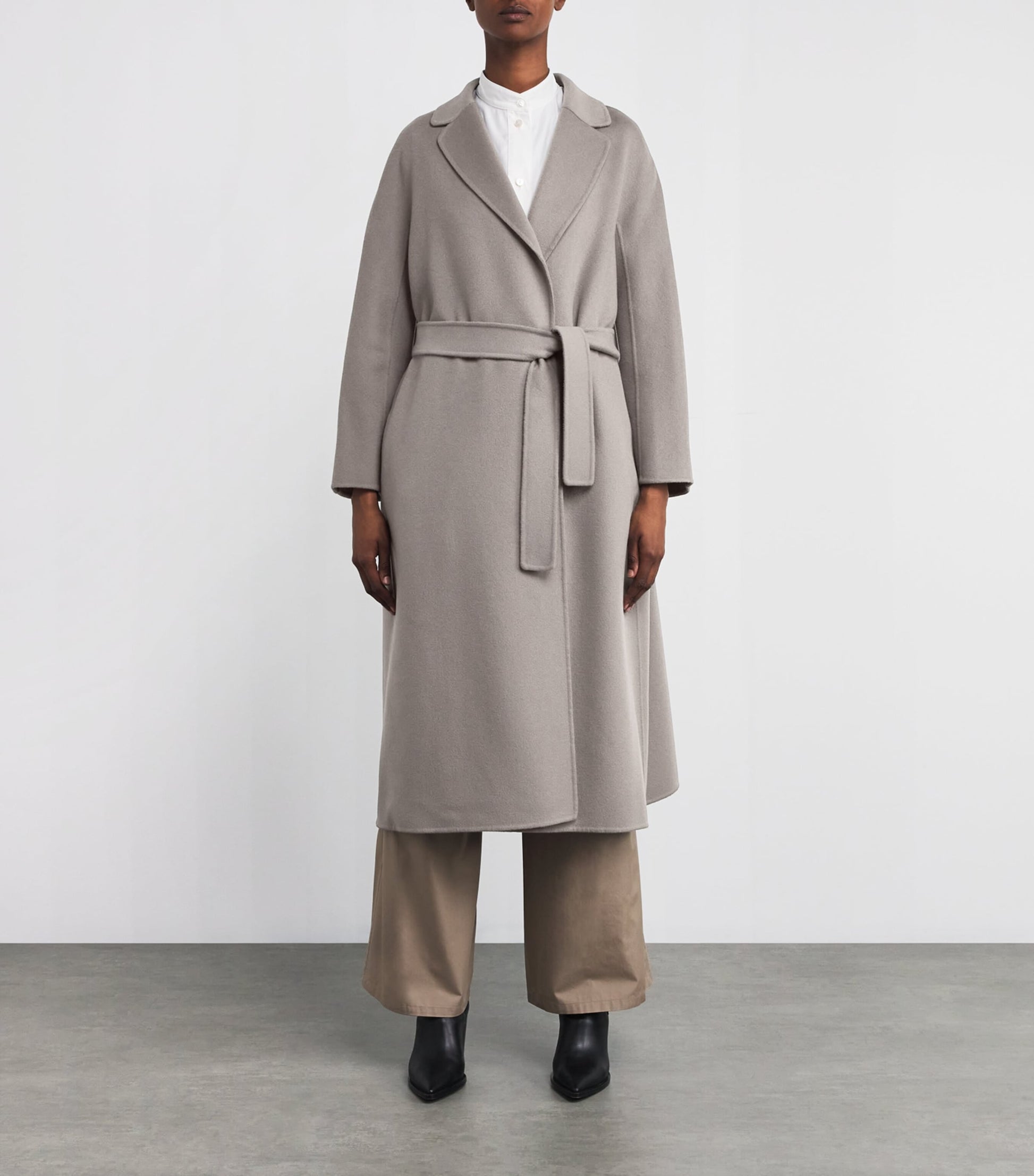 Max Mara Virgin Wool Esturia Wrap Coat