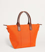 Orange Grab Nylon Tote Bag