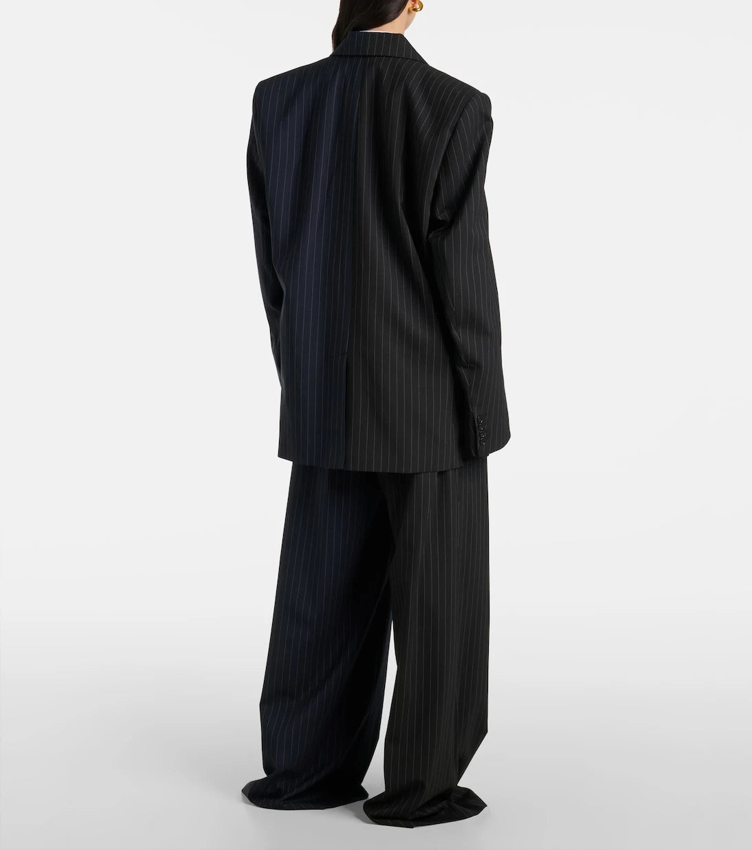 Vetements - Pinstripe wool blazer