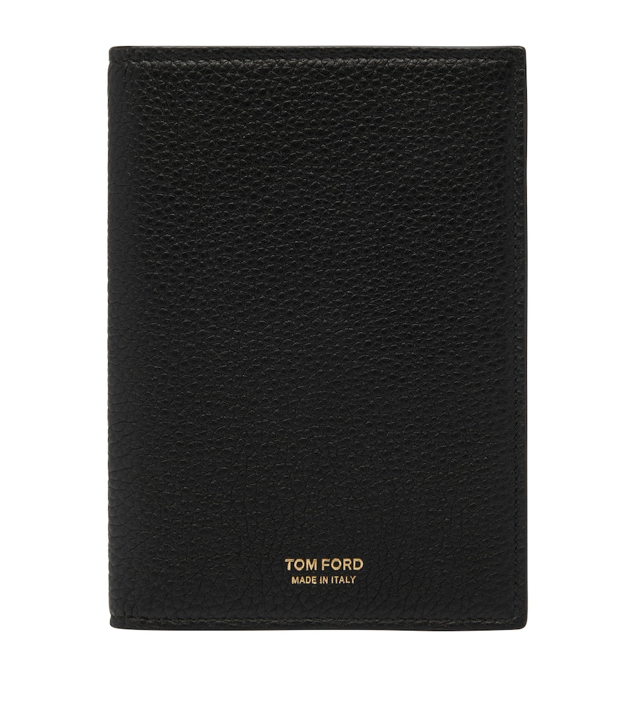 Leather T-Line Passport Holder