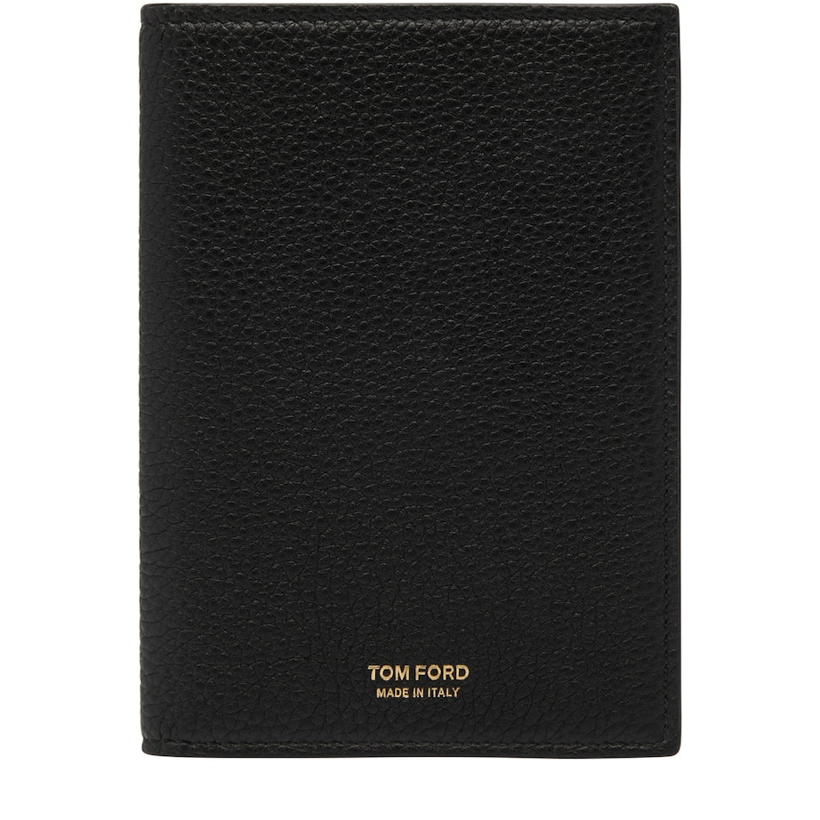 Leather T-Line Passport Holder