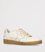 White Leather Ball Star Sneakers