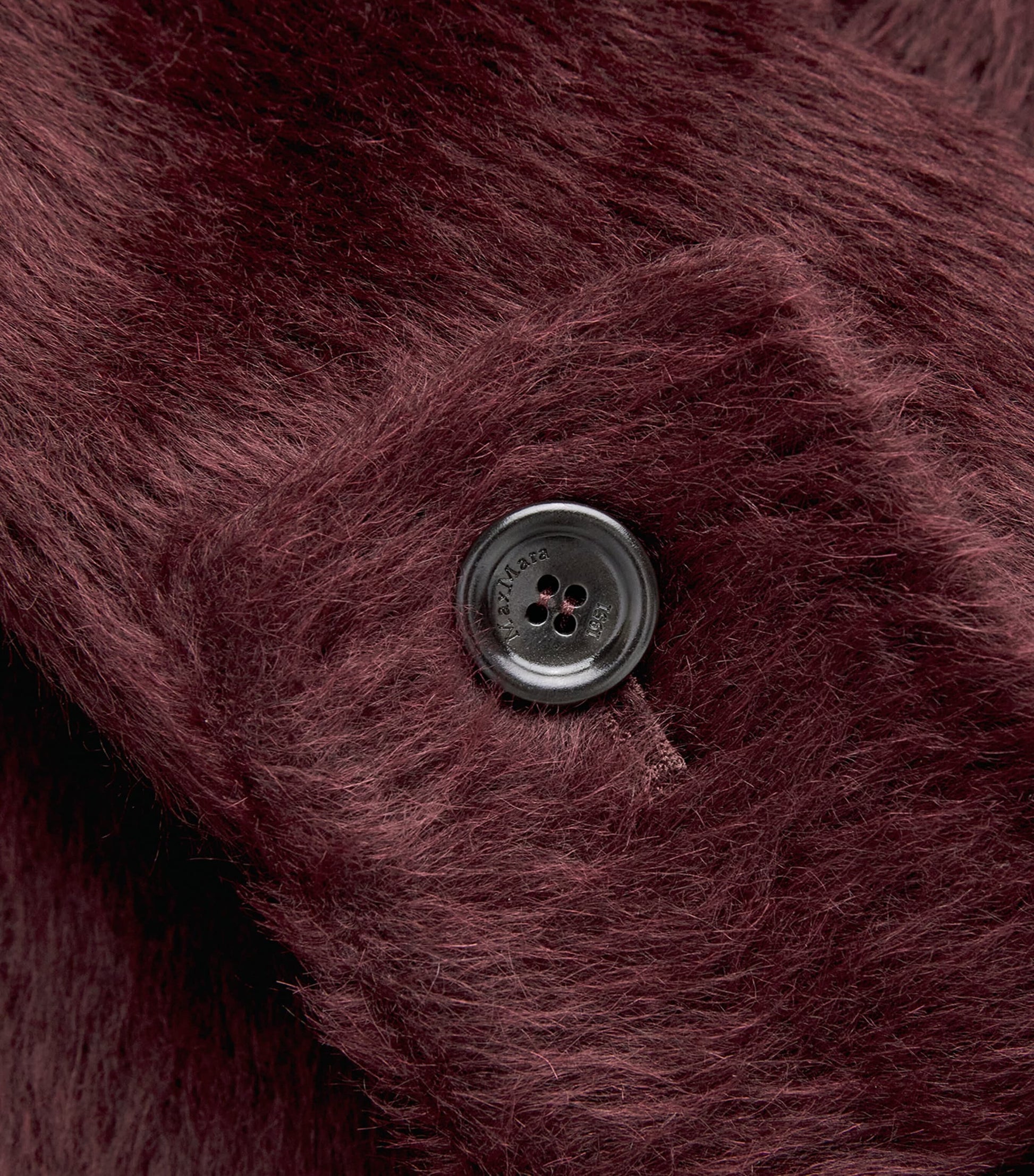 Red Alpaca-Virgin Wool Coat