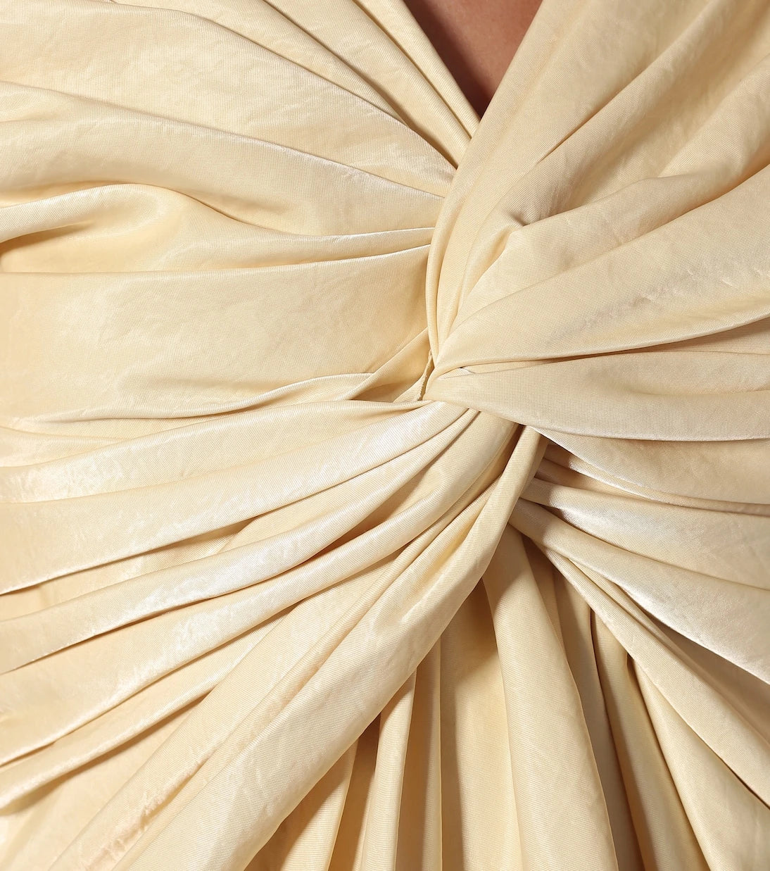 Jil Sander - Gathered satin top
