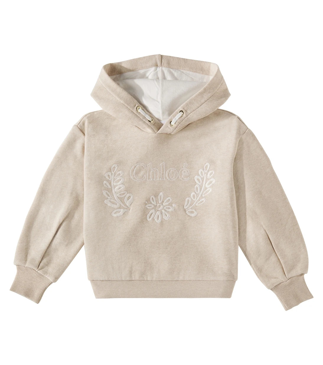 Chloé Kids - Hooded cotton cardigan