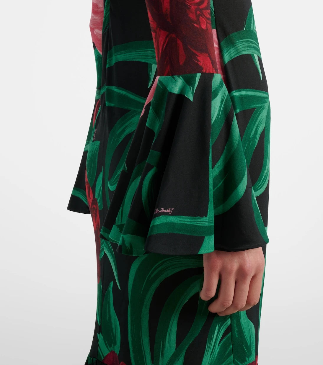 La DoubleJ - Alba floral jersey midi dress