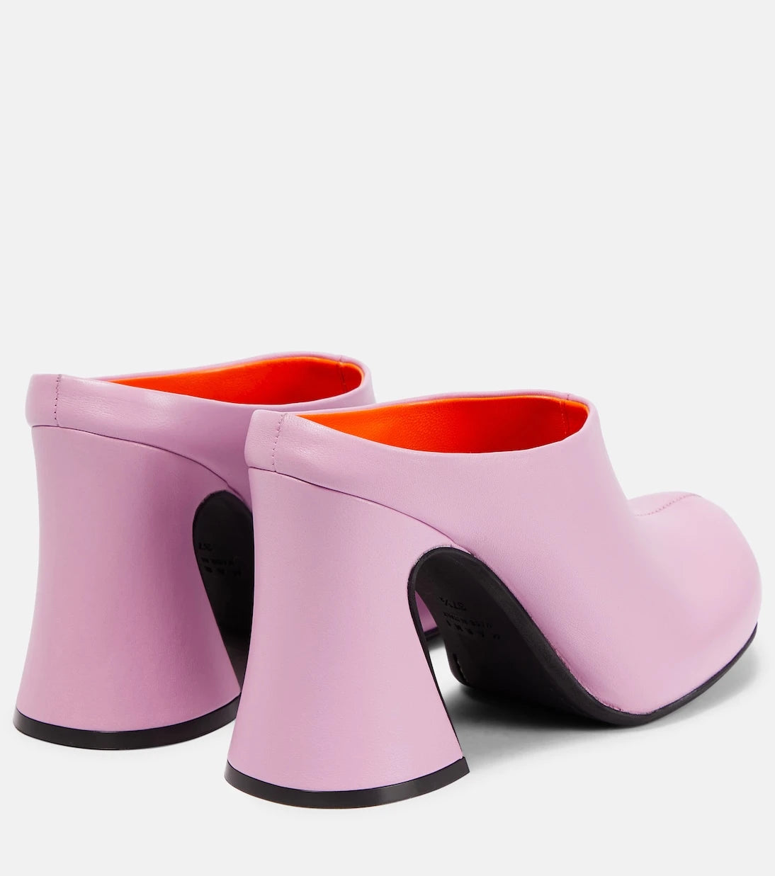 Marni - Fussbett leather mules