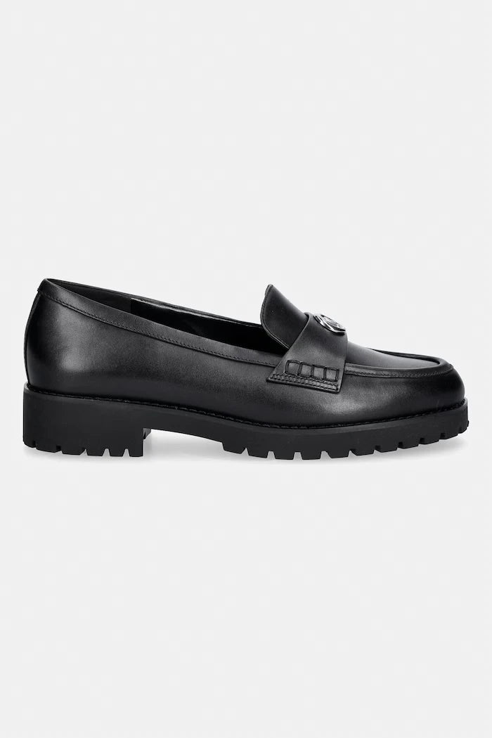 MICHAEL Michael Kors лоуфъри дамски от кожа Jaelyn Lug Loafer