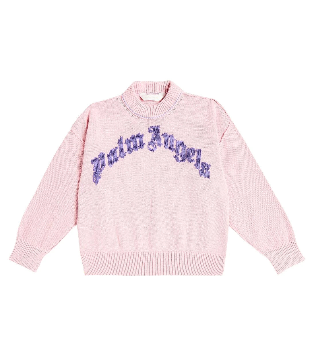 Palm Angels Kids - سويت شيرت قطني بشعار العلامة