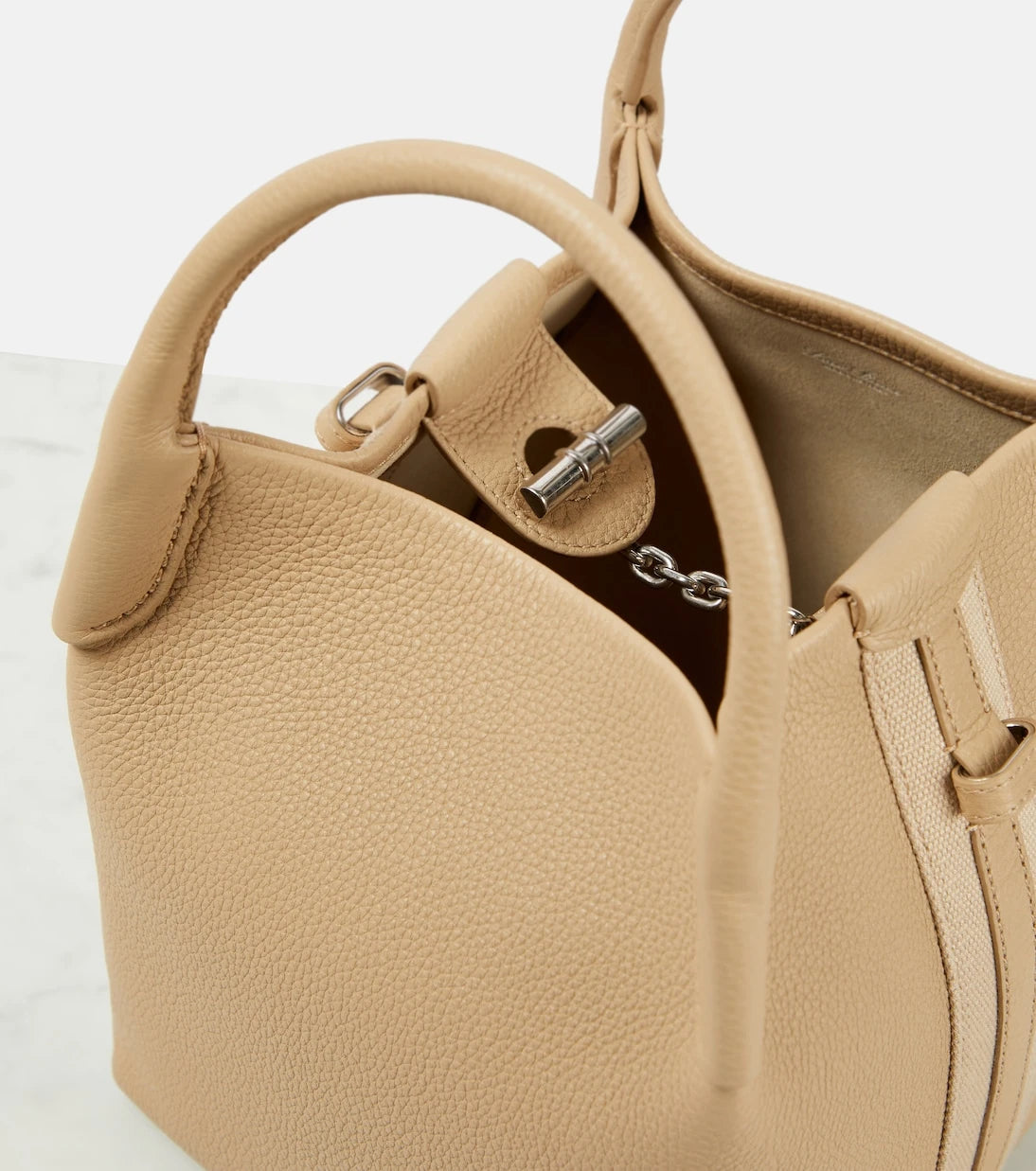 Loro Piana - حقيبة حمل Bale Small جلدية