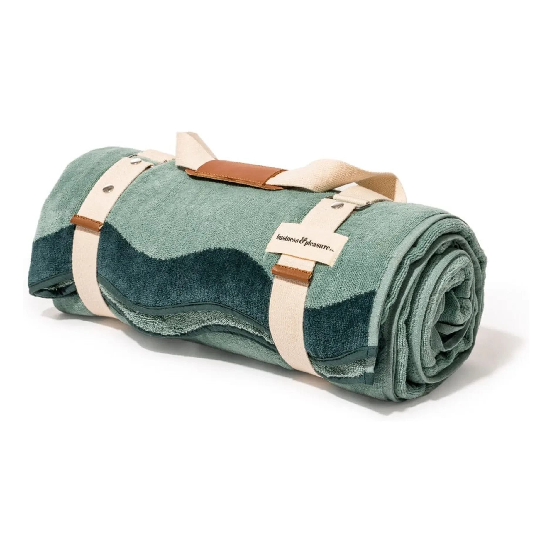 Business & Pleasure Co. - Beach towel with hole | Green