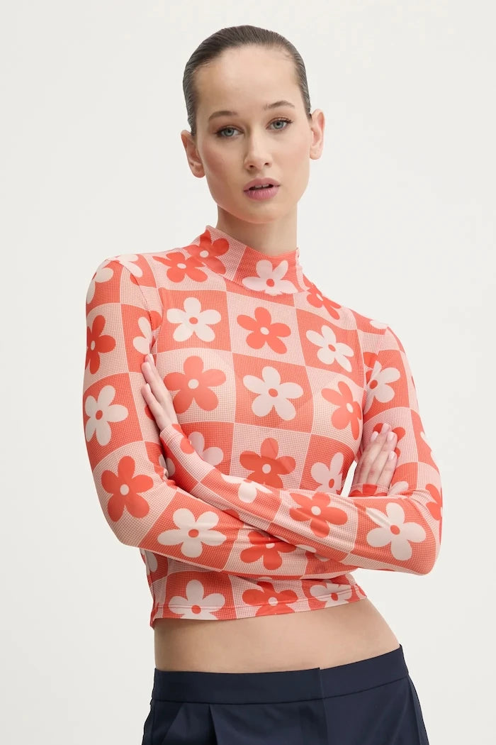 Блуза с дълги ръкави Hugo Blue