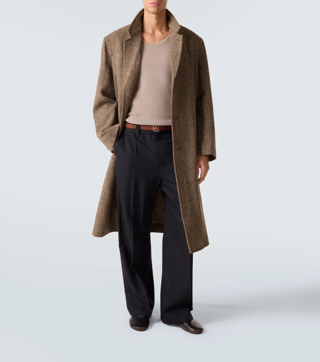 Lemaire - Vibram leather slip-on shoes