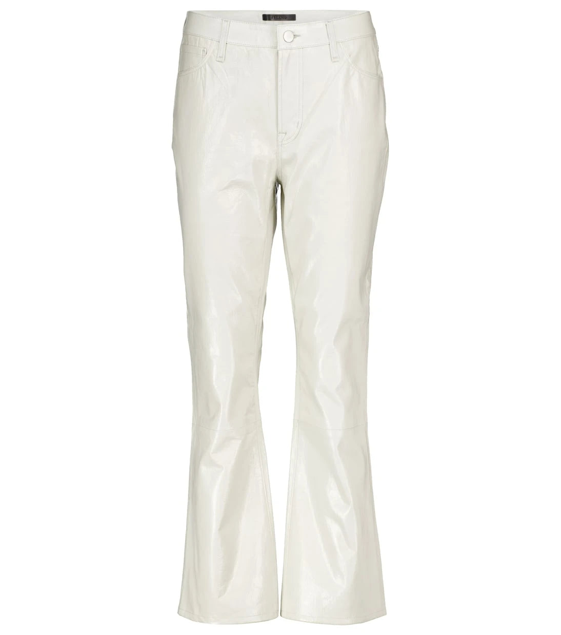J Brand - Franky high-rise leather bootcut jeans