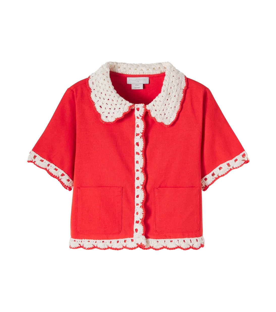 Stella McCartney Kids - Embroidered cotton shirt