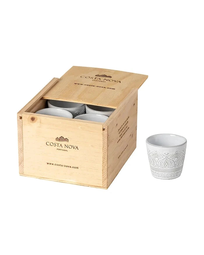 Комплект чаши за еспресо Costa Nova Grespresso Eco Gres 70 ml (8 броя)