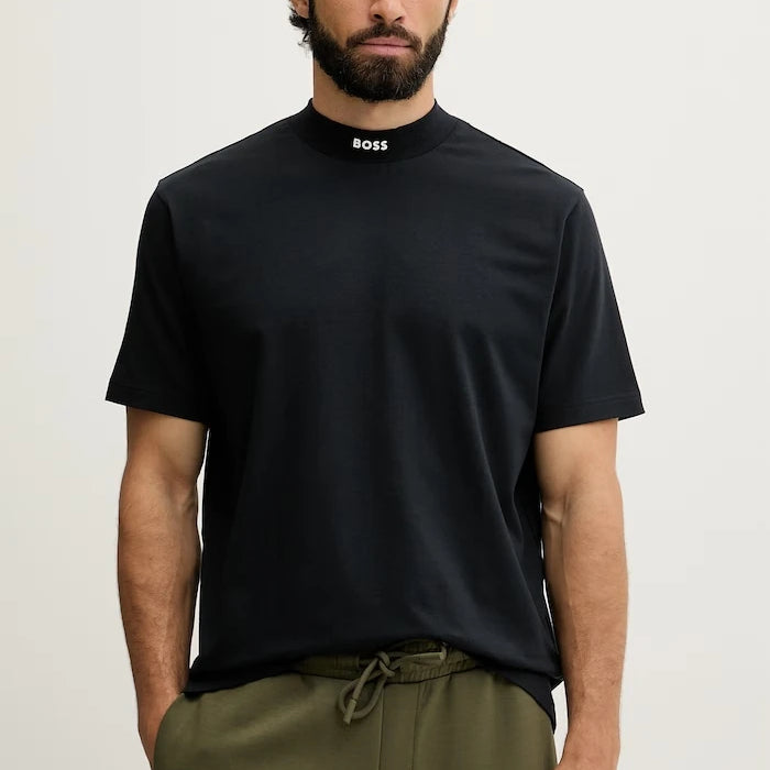 BOSS Green Erkek Pamuk Elastan Tişört Tee Collar