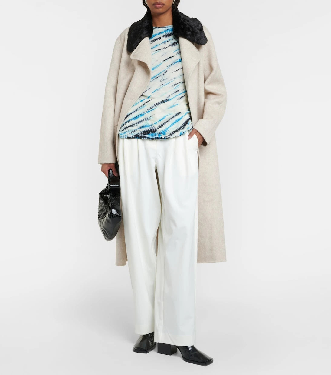 Proenza Schouler - بنطال Eleanor واسع الساقين من وايت ليبل
