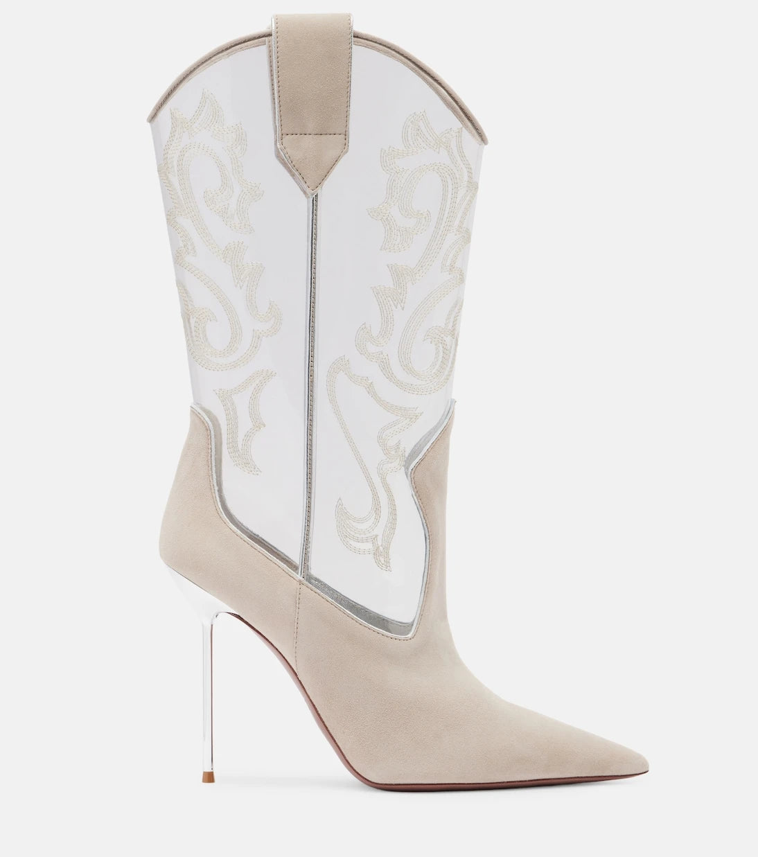 Paris Texas - Lidia 105 suede and PVC cowboy boots