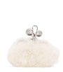 Faux Fur Pasticcino Nano Bag IVORY