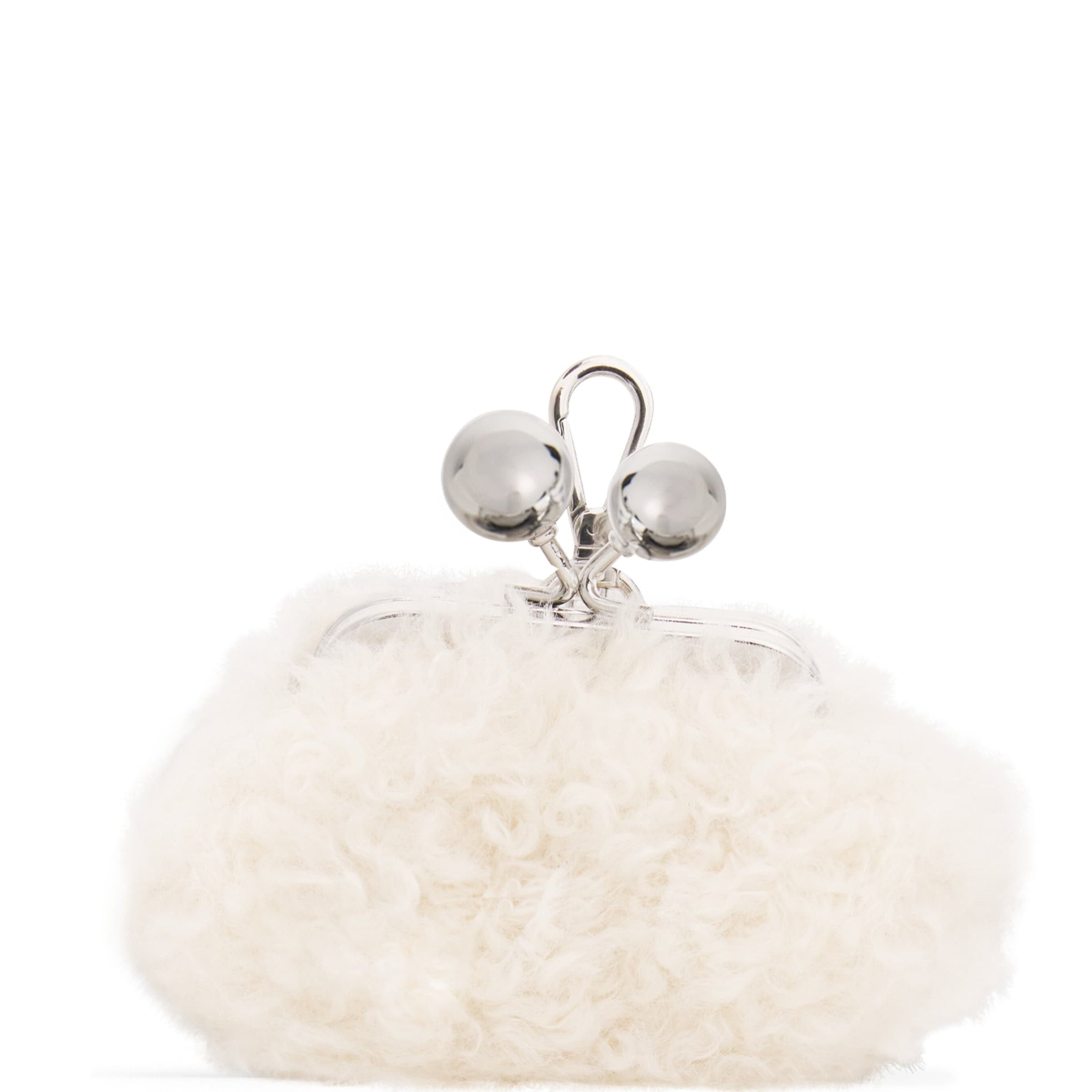 Faux Fur Pasticcino Nano Bag IVORY