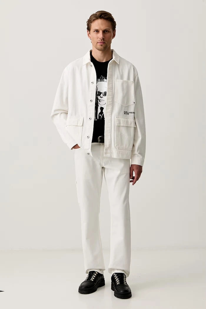 Karl Lagerfeld Jeans erkek pamuklu tişört