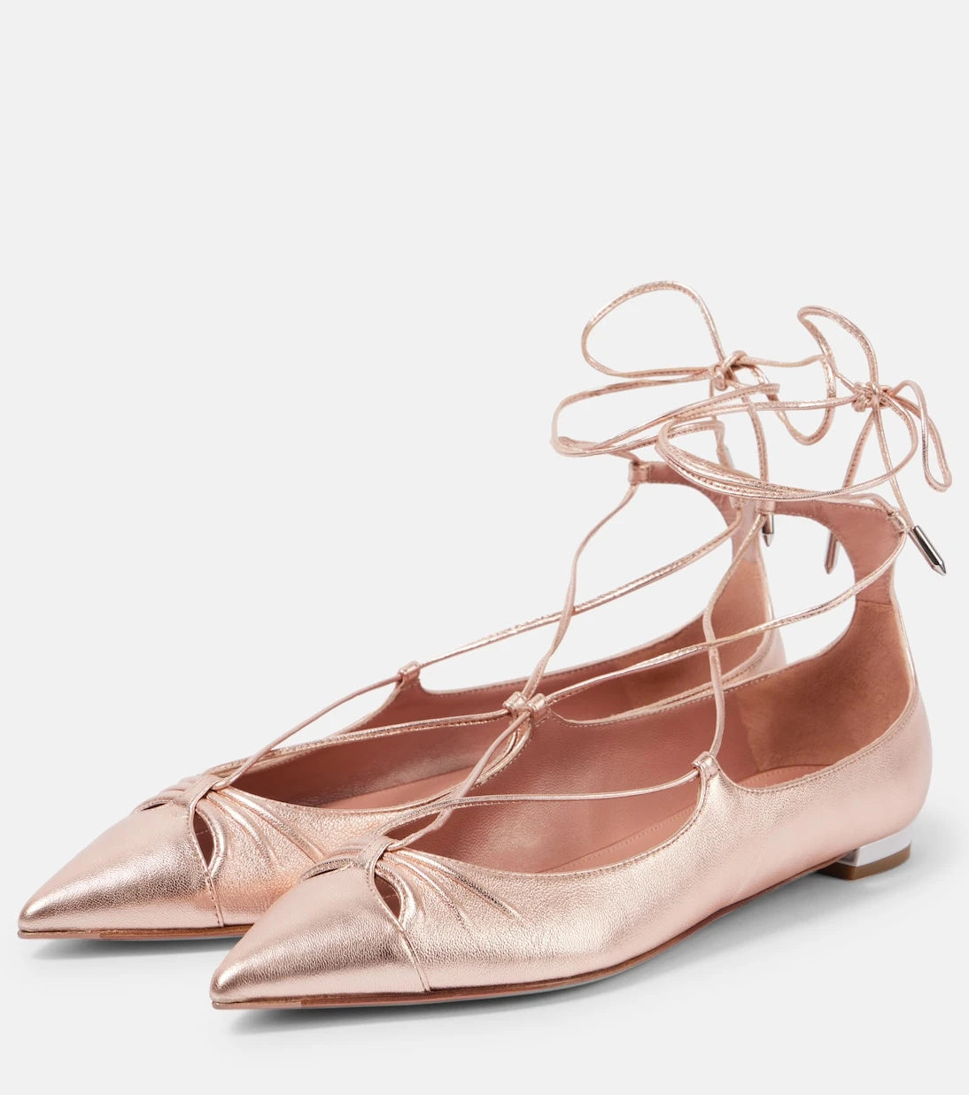 Aquazzura - Gabi leather ballet flats
