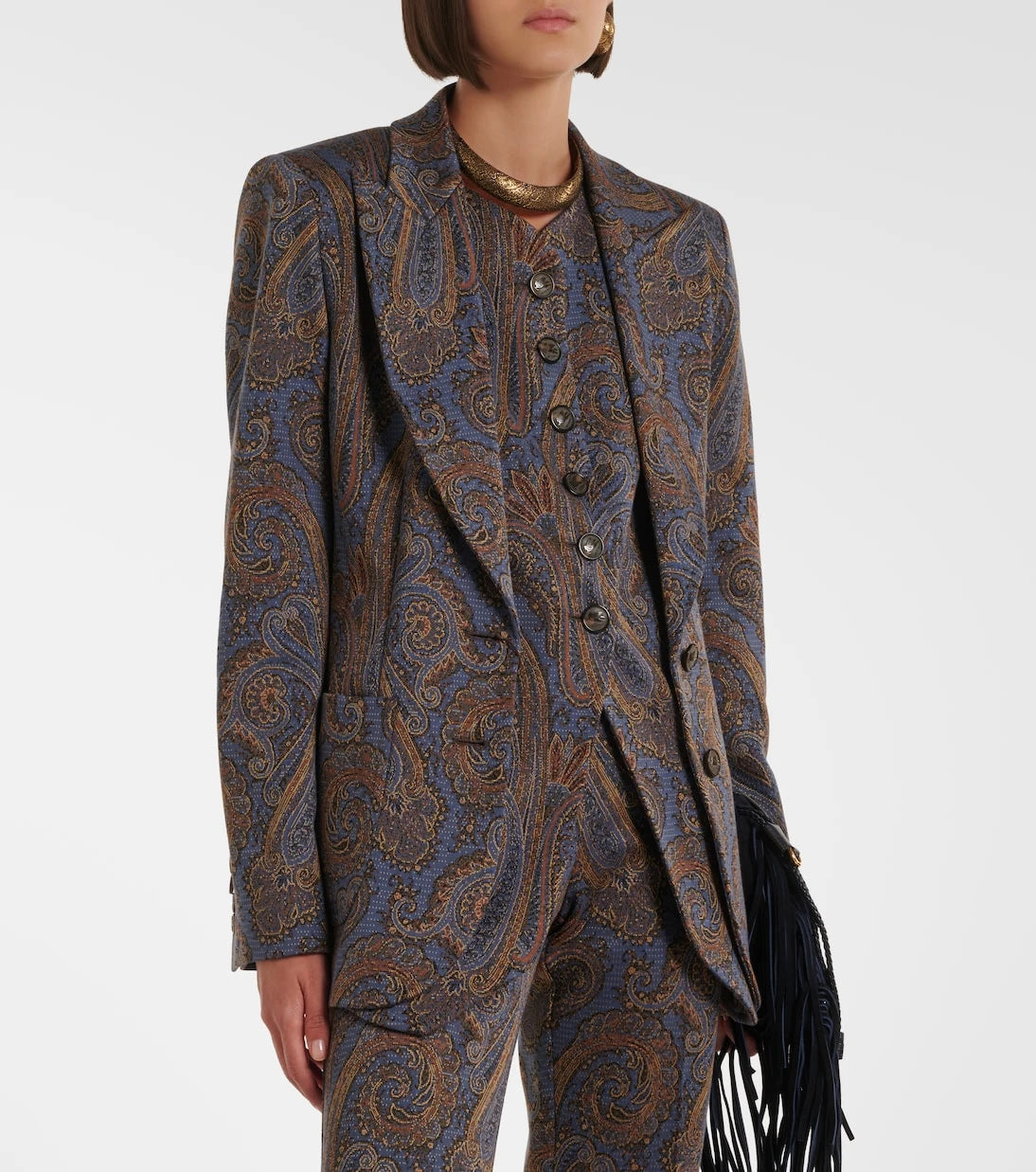 Etro - Paisley jacquard vest