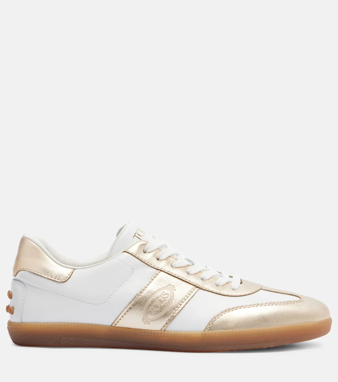 Tod's - Metallic leather sneakers