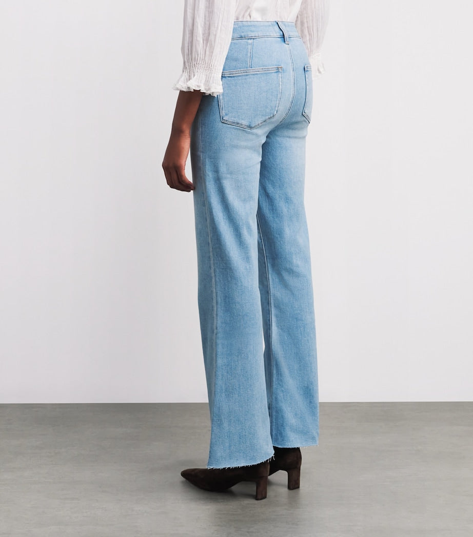 Blue Marlow Skimmer Flared Jeans